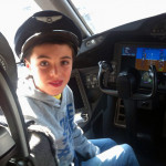 En la cabina de un Boeing Dreamliner 787-8 de LATAM