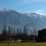Vistas a los Andes desde San Felipe, donde la familia Seguel se reunió