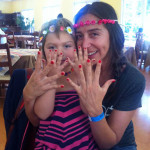 Mónica y su sobrina Vivi